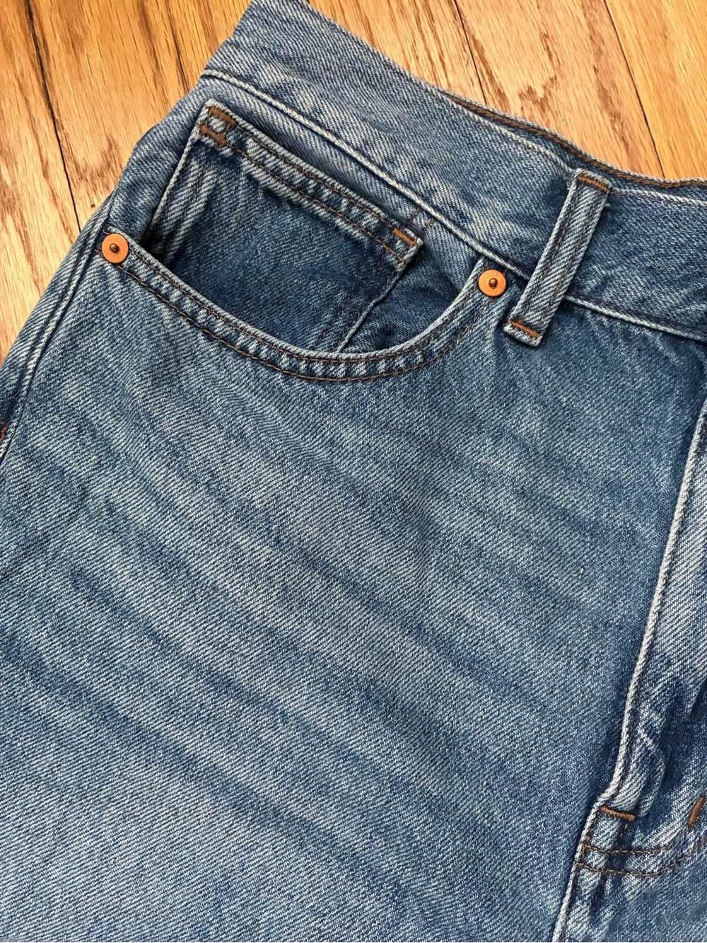 MADEWELL Baggy Straight Jeans (Sz 27)